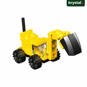Xiaoyingbao City Engineering SX52062 Yellow Front Loader Building Blocks, LEGO-compatible Construction Toy