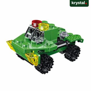 Lele Brother Military Scout Car Building Blocks 52049, LEGO-compatible green jungle camo toy vehicle