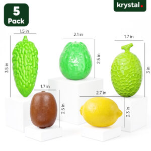 Kitchen Food Cutting Set - Pretend Play Fruit & Vegetables - Fruit & Veg-5 Pack