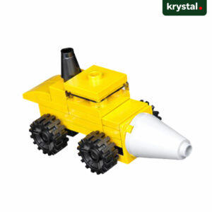 Xiaoyingbao SX52062 City Engineering yellow construction vehicle DIY building block toy, LEGO compatible