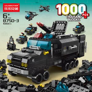 Lele Brother 6‑in‑1 Master Build Building Blocks - Police Explosion