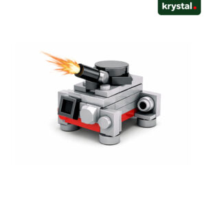 SX 52068 Military Destroyer building blocks mini tank firing artillery, LEGO-compatible construction toy for kids-Spider-Tank