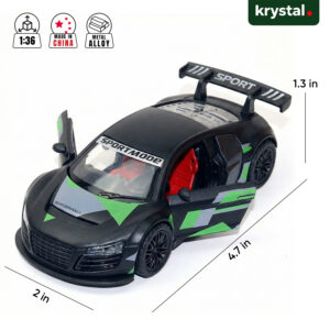 Audi R8 LMS GT3 Diecast Model Car 1:36 Alloy - Green