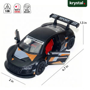 Audi R8 LMS GT3 Diecast Model Car 1:36 Alloy - Orange