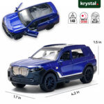 BMW X7 Diecast SUV Model Car 1:43