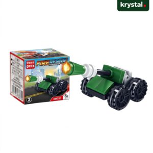 Lele Brother Fire Rescue Defender building blocks 3M793 green toy tank cannon for kids age 6+