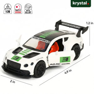 Bentley Continental GT3 Diecast Model Car 1:36 - Continental GT3 Green