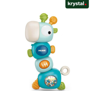 Baby Giraffe Sound Toy - Giraffe Shaker Blue