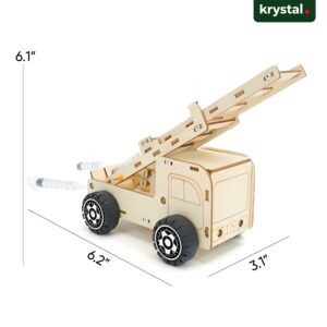 Physics & Discovery Labs STEM Set - Hydraulic Fire Truck