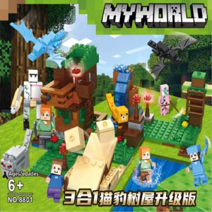 My World Pixel‑Art Adventure Building Blocks - Iron Golem