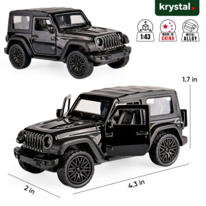 Jeep Rubicon Diecast 1:43 Model Car - Black