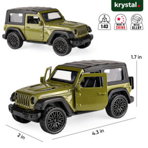 Jeep Rubicon Diecast 1:43 Model Car - Green