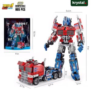 2-in-1 Robot Truck Building Block - Optimus Prime-805 PCS