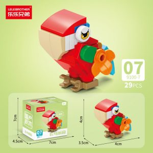 Bird Paradise Building Blocks Series - Parrot-29 PCS