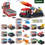 Lele Brother Fire Rescue Building Blocks 10‑in‑1 Set