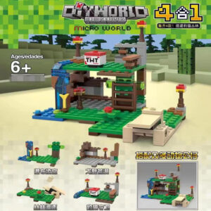 My World Pixel‑Art Adventure Building Blocks - Kitten Leopard