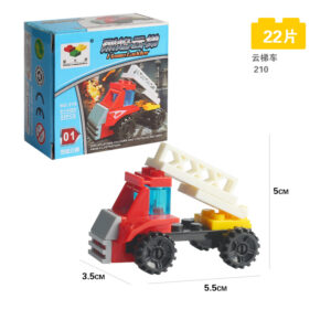 Fire Rescue & Emergency Building Blocks Series - Ladder Car-22 PCS