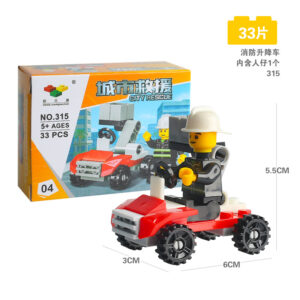 Fire Rescue & Emergency Building Blocks Series - Lift Truck-33 PCS