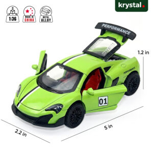 McLaren Diecast Model Car 1:36 - 675LT Green
