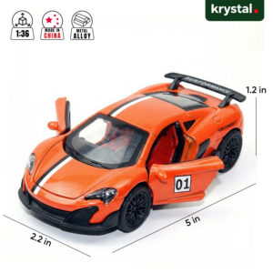 McLaren Diecast Model Car 1:36 - 675LT Orange