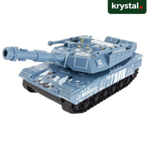 Friction Military Battle Tank (16 CM) - Military Blue
