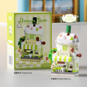 MEKANSM Dream Store Chibi Building Blocks - Milk Tea Shop