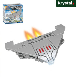 Lele Brother 10-in-1 Stealth Fighter Building Blocks, Super Air Force military jet toy, LEGO-compatible set