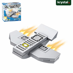 Lele Brother Super Air Force 10-in-1 Stealth Fighter military building blocks set, LEGO-compatible toy