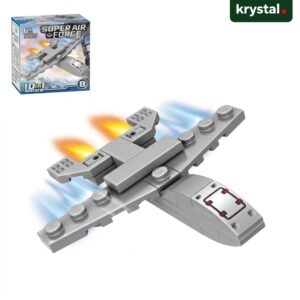 Lele Brother Super Air Force Stealth Fighter building blocks jet toy, LEGO-compatible military set