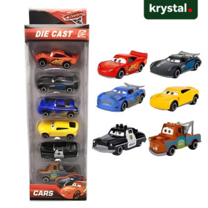 Disney Pixar Cars Die‑Cast Racing 6‑Pack (1:64 Scale)