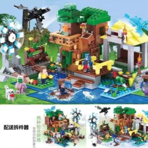 My World Pixel‑Art Adventure Building Blocks - Windmill Fortress