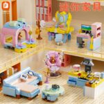 Pocket Block: Mini Home Room Building Blocks