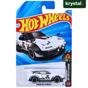 2026 Hot Wheels Mazda MX-5 Miata HW Dream Garage white 1:64 scale die-cast car with wide-body Pandem-style kit