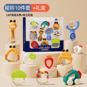 Nanatu Baby Rattle & Teether Set - 10 PCS Window Box