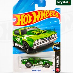 Hot Wheels Chevrolet '69 Chevelle X-Raycers transparent green 1:64 scale die-cast muscle car