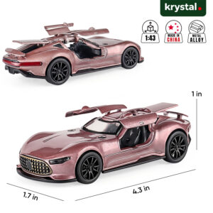 Mercedes-AMG GT 1:43 Alloy Sports Car - AMG GT Pink
