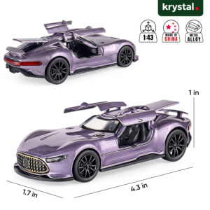 Mercedes-AMG GT 1:43 Alloy Sports Car - AMG GT Purple