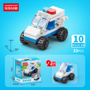 Police Pioneer 10-in-1 Building Block Set - Command Vehicle