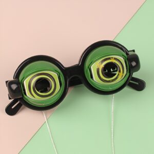 Crazy Eyes Blink Glasses – Funny Prank Toy - Dazzling Green