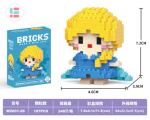 Lele Brother Make a Wise Life Mini Building Blocks - Elsa