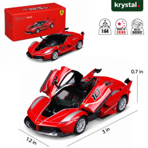 Bburago Ferrari FXX K 1:64 Alloy Model Car - Red
