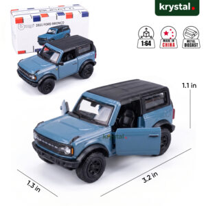 Bburago 2021 Ford Bronco Diecast Model Truck 1:64