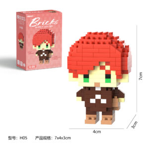 Anime & Icon Micro-Bricks Collection - Gaara Coffee