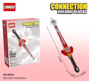 Linkgo Connection Building Blocks Sword Set - Galaxy Sword- 691 PCS
