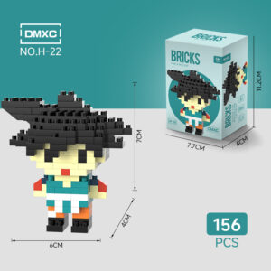 Lele Brother Make a Wise Life Mini Building Blocks - Goku