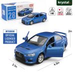 Caipo Mitsubishi Lancer Evolution X 1:41 Alloy Model Cars