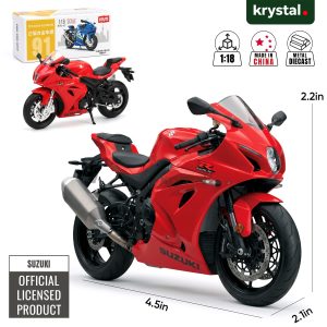 Suzuki GSX‑R1000 1:18 Alloy Model Motorcycles - Gloss Red