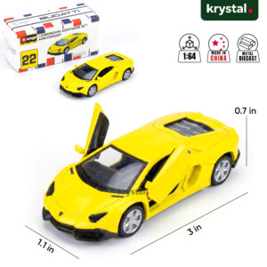 Bburago Lamborghini Aventador 1:64 Alloy Model Car