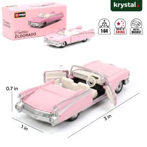 Bburago Cadillac Eldorado Biarritz 1:64 Alloy Model Car