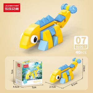 Lele Brother Dinosaur Kingdom Building Blocks - Ankylosaurus